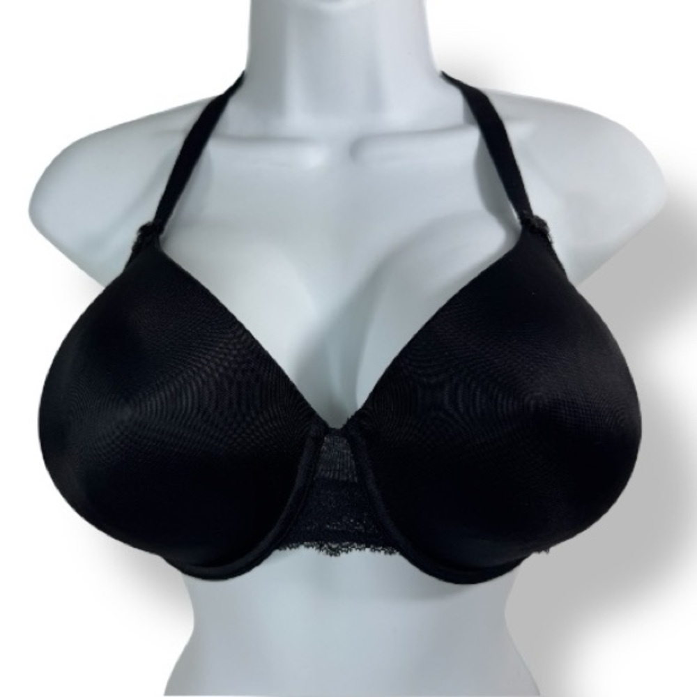 Modern Movement 38D Bra Underwire Racerback Lace Black Style YT2BM236